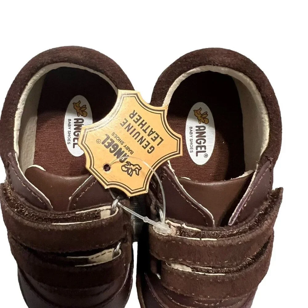NEW Angel Baby By L'Amour Sz 5 Brown Leather Shoes